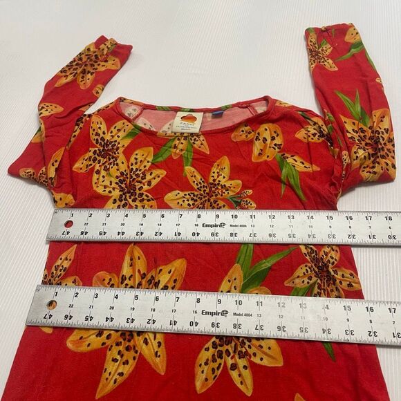 Farm Rio Golden Lily Maxi Dress Size XS - Picture 6 of 8